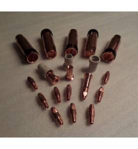 MB/ABIMIG W555/401/501 Set 1,2mm, 5 Gasdüsen, 10 Stromdüsen, 3 Düsenstöcke, 3 Gasverteiler - 145.0085_4_12 -  -  - 52,02 € - 