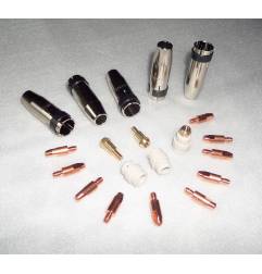 MB24/240 Set 0,8 mm ,5 Gasdüsen, 10 Stromdüsen, 3 Düsenstöcke, 3 Gasverteiler - 145.0080_2_08 - - - 40,55 € -