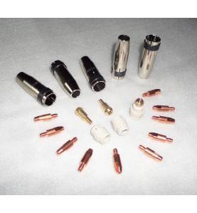 MB24/240 Set 1,2mm, 5 Gasdüsen, 10 Stromdüsen, 3 Düsenstöcke, 3 Gasverteiler - 145.0080_2_12 -  -  - 40,53 € - 