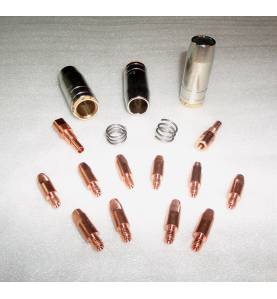 MB 25 Set 1,2mm, 3 Gasdüsen, 10 Stromdüsen, 2 Gasdüsenträger, 2 Haltefedern - 145.0076_1_12 -  -  - 21,79 € - 