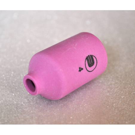 Boquilla de gas cerámica tamaño 4 - 42 mm - Estándar para lentes de gas - Tipo 17 / 18 / 26 - 54N18 - Original Binzel - 701.0420