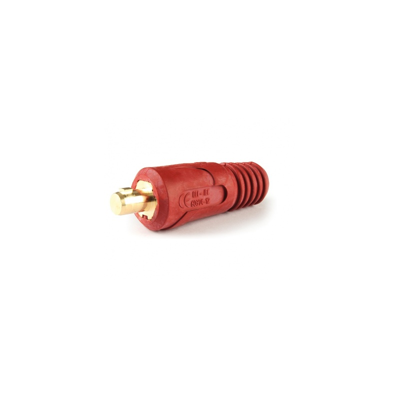Conector de cable de enchufe de tierra para pin de cable de tierra de 21 mm, 70 mm², (rojo)