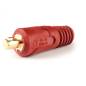 Conector de cable de enchufe de tierra para pin de cable de tierra de 21 mm, 70 mm², (rojo)