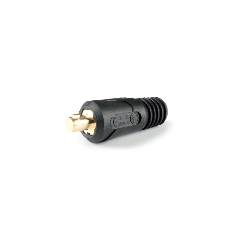 Conector de cable de enchufe de tierra para pin de cable de tierra de 21 mm, 50 mm², (negro) Conector de cable de enchufe de tierra para pin de cable de tierra de 21 mm, 50 mm², (negro)