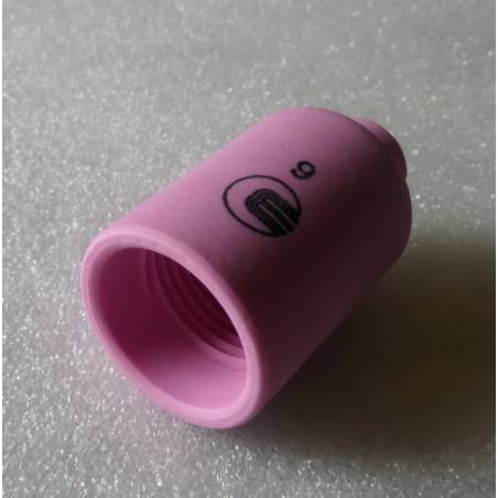 Boquilla de gas cerámica tamaño 6 - 42 mm - Estándar para lentes de gas - Tipo 17 / 18 / 26 - 54N16 - Original Binzel - 701.0422