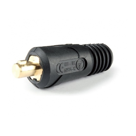 Conector de cable de tierra para clavija de cable de tierra de 24 mm, 95 mm², (negro) - CX0524 - - 8028485146909 - 12,75 € -