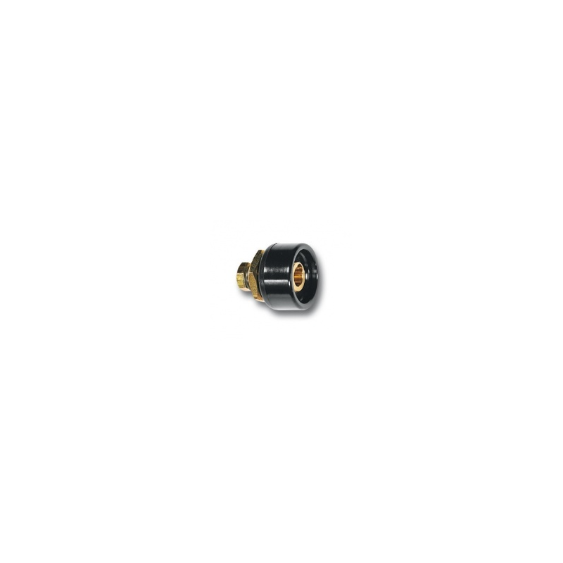 Toma de tierra para cable de tierra, para mandril de cable de tierra de 9 mm, 10-25 mm², (negro) Toma de tierra para cable de tierra, para mandril de cable de tierra de 9 mm, 10-25 mm², (negro)