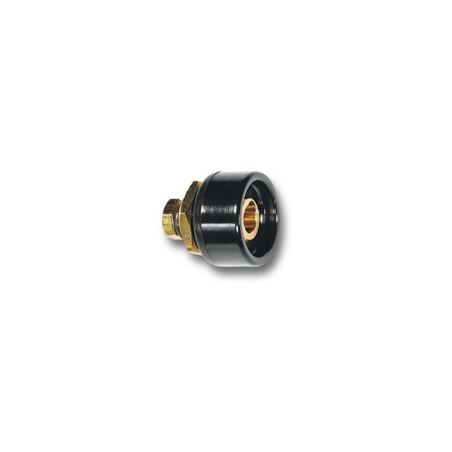 Toma de tierra para cable de tierra, mandril de 9 mm, 10-25 mm², (negro) - CX0530 - - 8028485145506 - 3,45 € -