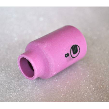 Boquilla de gas cerámica tamaño 8 - 42 mm - Estándar para lentes de gas - Tipo 17 / 18 / 26 - 54N14 - Original Binzel - 701.0424