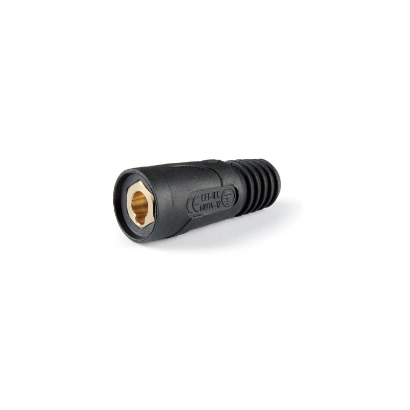 Toma de tierra para cable de tierra, mandril de 21 mm, 50 mm² (NEGRO)