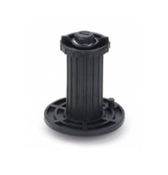 Spulendorn mit kurzem Zapfen (rechts od. links) für Korbspulen bis 18kg ,Innendurchmesser von 53 mm, einer Breite 100 mm - F1185