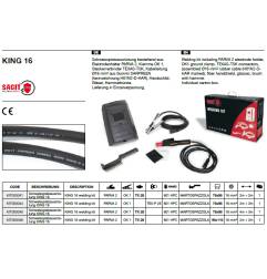 Schweissplatzausrüstung mit Elektrodenhalter, Kabelleitung Ø16 mm² (H01N2-D-HAR), Handschild, Gläser, Hammerbürste.