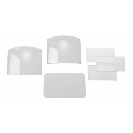 Ersatz-Schutzgläser aus Polycarbonat für die gängigsten Schweißhelme, Speedglas, Optrel, APC, Origo etc., Dicke 1 mm - LVC000055
