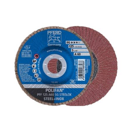 POLIFAN PFERD PFF 125 A60 SG STEELOX - 67606125 -  - 4007220167533 - 5,15 € - 
