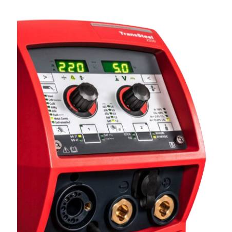 Transsteel 2200c Set/EF - Soldadura de electrodos MIG/MAG-TIG con inversor