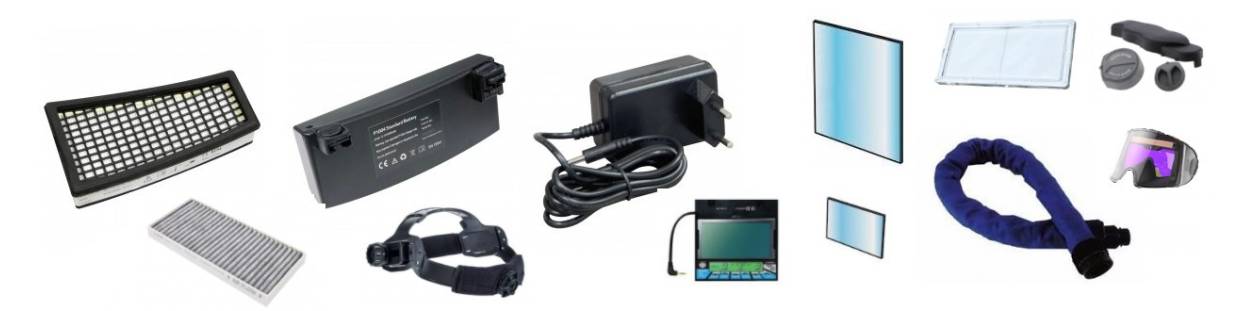 Accesorios y piezas de desgaste