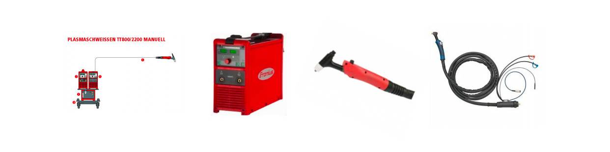Máquinas de soldadura de plasma / antorchas de soldadura de plasma y accesorios