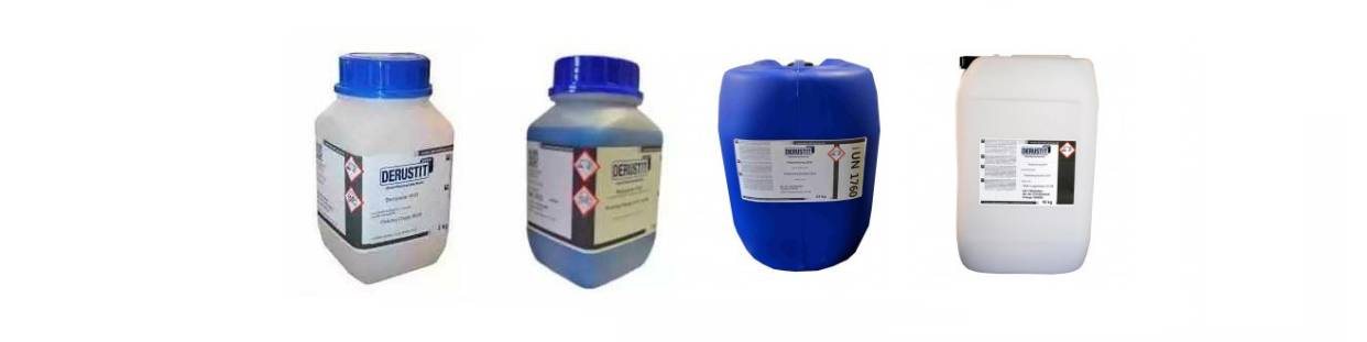Pasta de decapado, solución de pasivación solo para uso comercial
