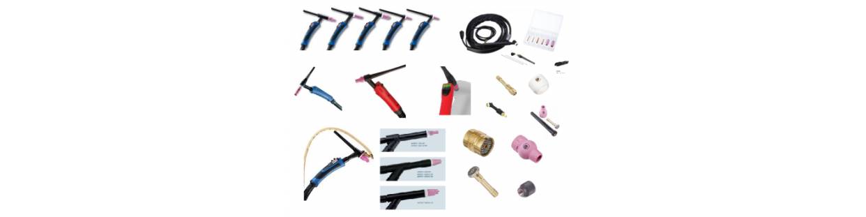 Antorchas y accesorios de soldadura TIG