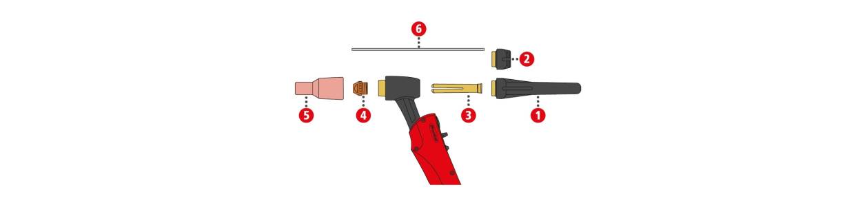 Piezas de desgaste para TTG2600A / TTW5000A