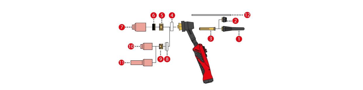 Piezas de desgaste para TTP5000P