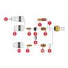 Piezas de desgaste para antorchas de soldadura MIG/MAG