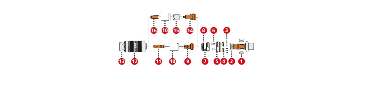 Piezas de desgaste para MTW 700i / MTB 700i W ML / MTW 750i