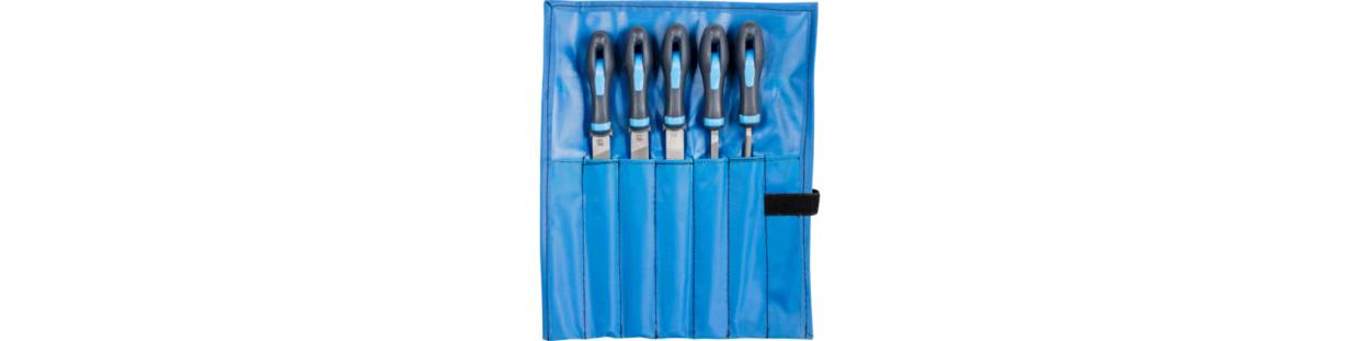 Archivos de taller en una bolsa enrollable