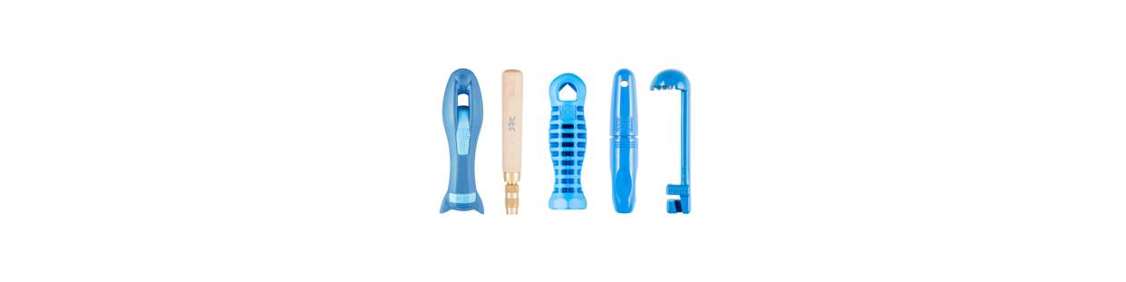 Manijas de lima, cubiertas de lima, pinceles de lima