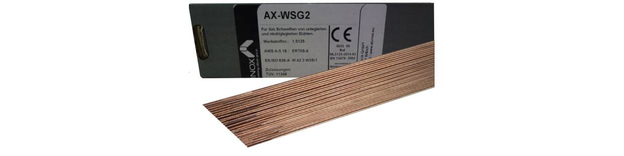 Varillas de soldadura FE WSG 2