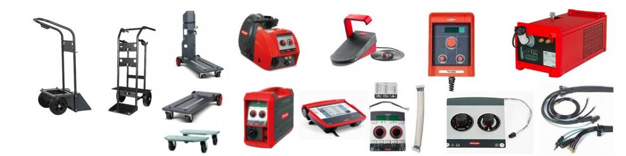 Accesorios para máquinas de soldar Fronius MIG / TIG / MMA