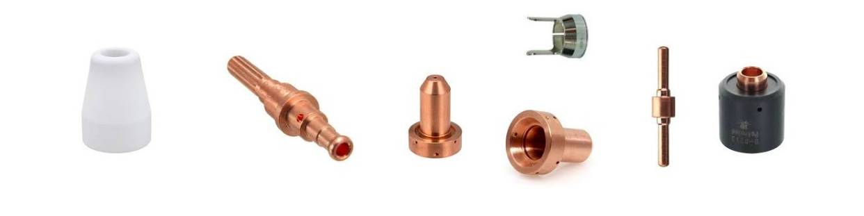 Dinámica térmica: piezas de desgaste por plasma (réplicas)