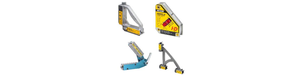 Imanes angulares para fijar piezas de trabajo