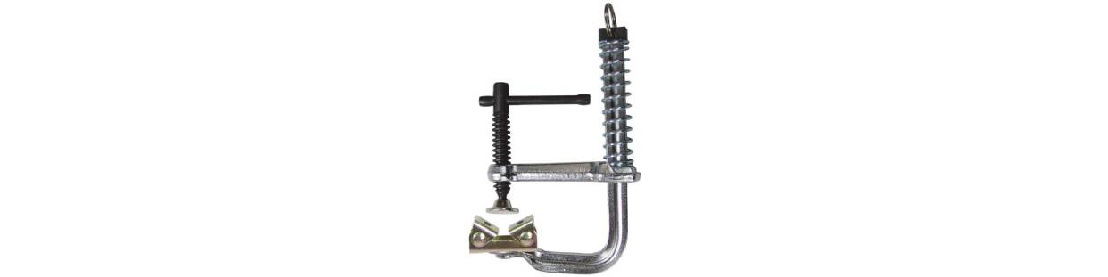 Abrazaderas de ajuste rápido para una sujeción rápida y cómoda.